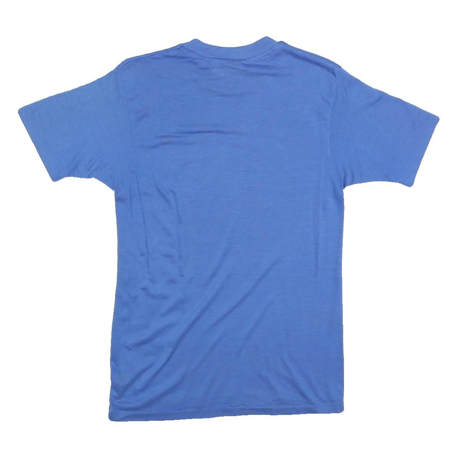 HANES Womens Blue Tanglewood Graphic T-Shirt M Crew Neck Short Sleeve Cotton