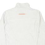 PATAGONIA Womens White Fleece Jacket M Polyester Blend Zip Plain Warm Outdoor