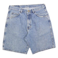WRANGLER Mens Denim Blue Cotton Shorts M W33 Classic Fit Button Closure