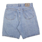 WRANGLER Mens Denim Blue Cotton Shorts M W33 Classic Fit Button Closure