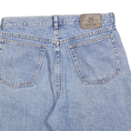 WRANGLER Mens Denim Blue Cotton Shorts M W33 Classic Fit Button Closure