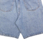 WRANGLER Mens Denim Blue Cotton Shorts M W33 Classic Fit Button Closure