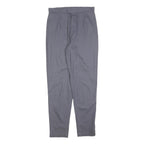 VINTAGE STUDIO Womens Cotton Blend Grey Regular Fit Straight Leg Trousers W30