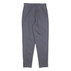 VINTAGE STUDIO Womens Cotton Blend Grey Regular Fit Straight Leg Trousers W30