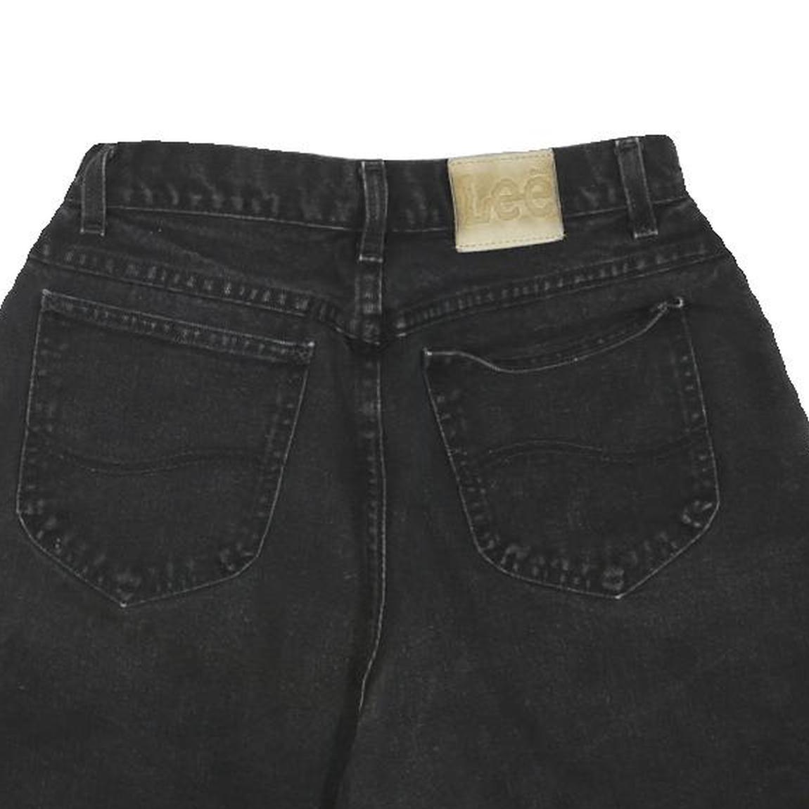 LEE Mens Black Casual Shorts M W28 Cotton Blend Denim Comfortable Fit