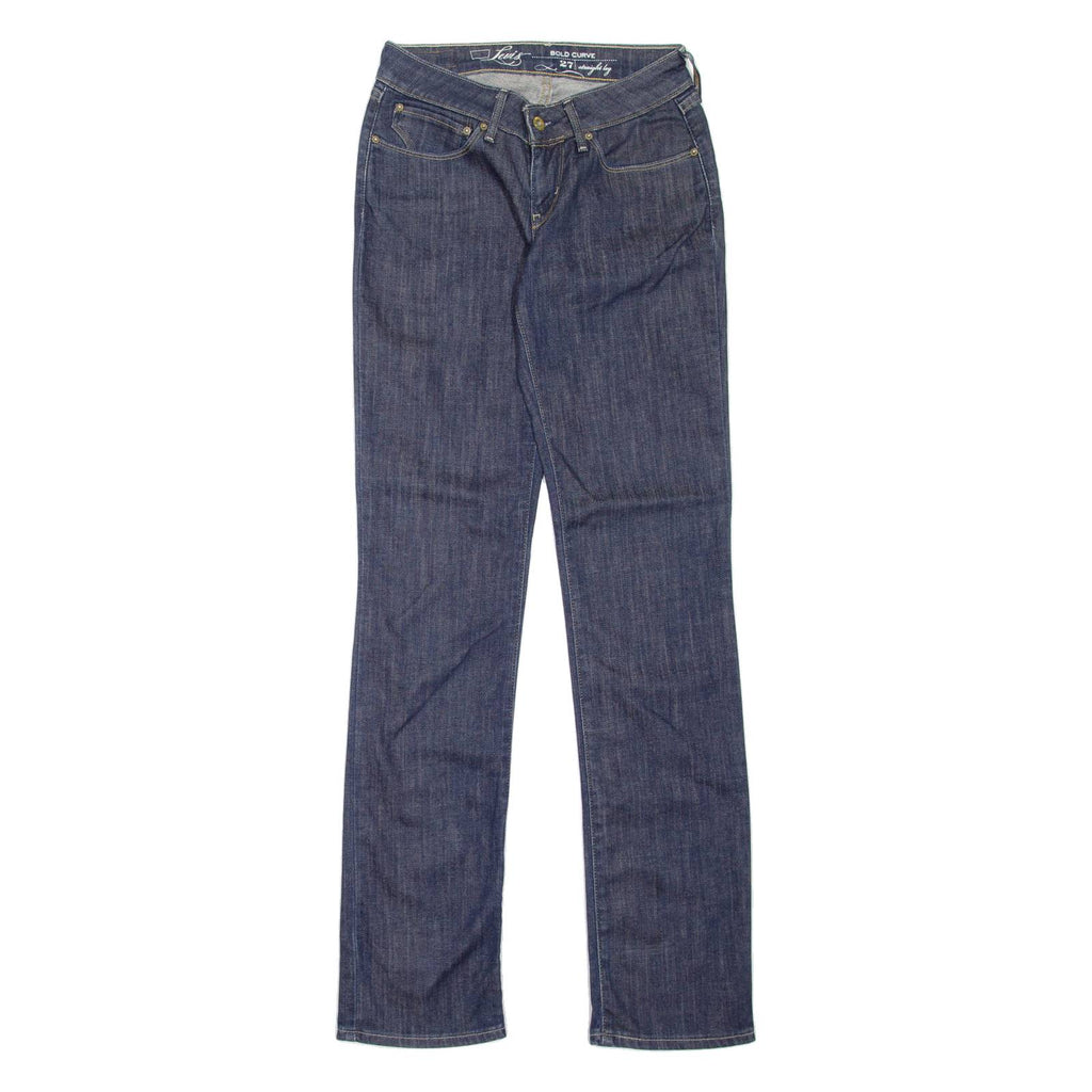 LEVI'S Womens Jeans Blue Regular Straight W27 L34
