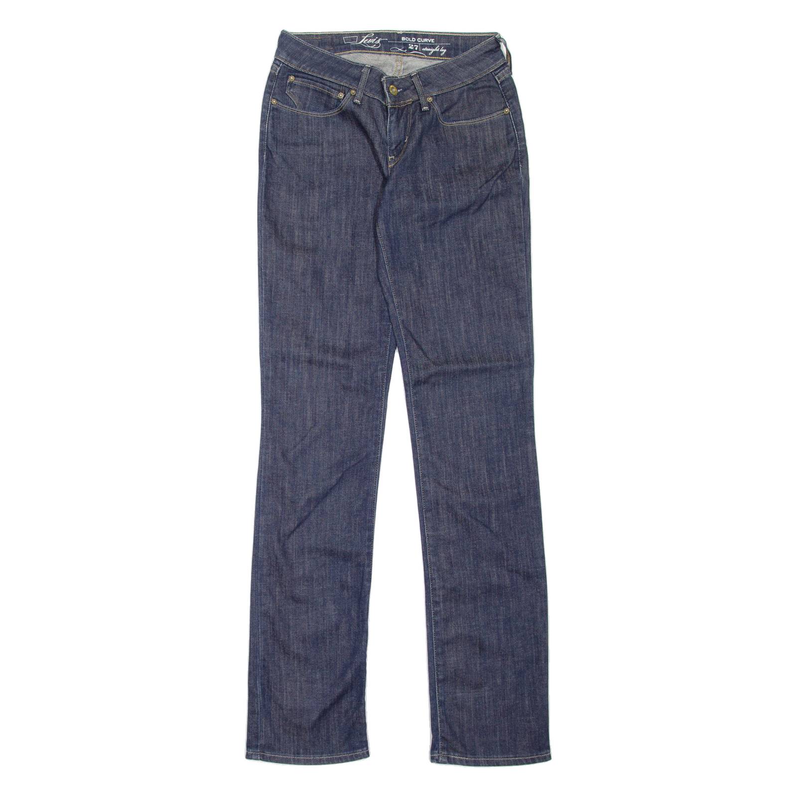 LEVI'S Womens Jeans Blue Regular Straight W27 L34