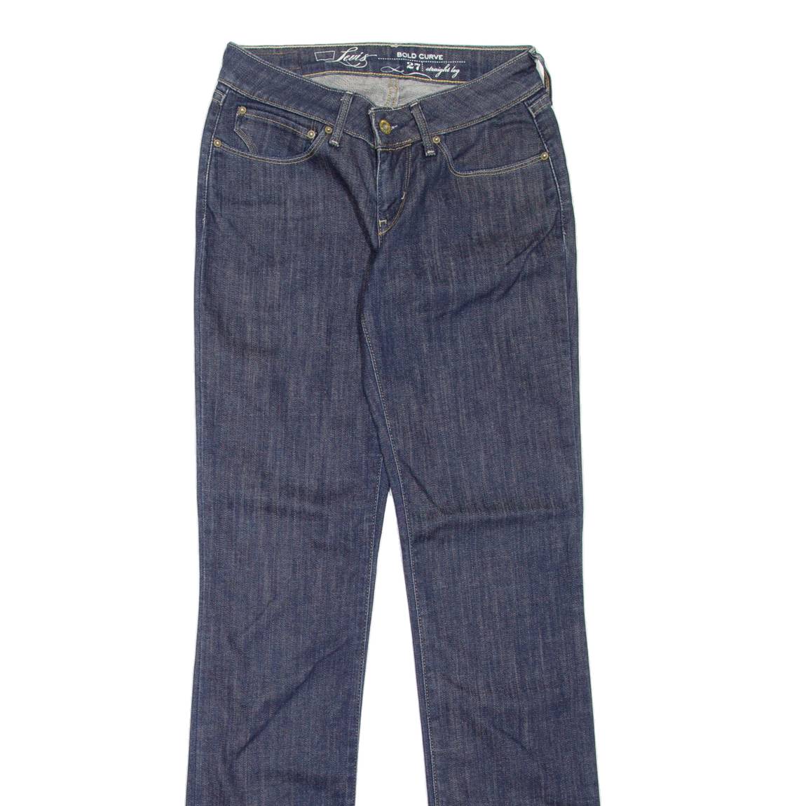 LEVI'S Womens Jeans Blue Regular Straight W27 L34