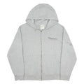 TIMBERLAND Mens Grey Zip Up Hoodie XL Cotton Blend Casual Sweatshirt