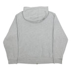 TIMBERLAND Mens Grey Zip Up Hoodie XL Cotton Blend Casual Sweatshirt