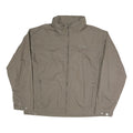 COLUMBIA Mens Beige Outdoor Jacket XL Polyester Blend Plain Zip Casual
