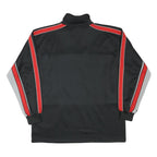 SPORT POINT Mens Black & Grey Zip Neck XL Polyester Blend Sweatshirt Sportswear