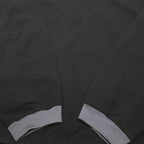 ADIDAS Mens Black & Grey Baseball Track Jacket S Polyester Blend Zip