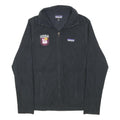 PATAGONIA Womens Black Loyola Cardiology Fleece Jacket S Polyester Blend Zip