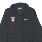 PATAGONIA Womens Black Loyola Cardiology Fleece Jacket S Polyester Blend Zip