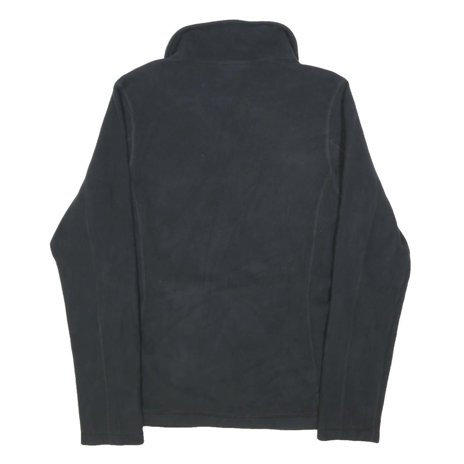 PATAGONIA Womens Black Loyola Cardiology Fleece Jacket S Polyester Blend Zip