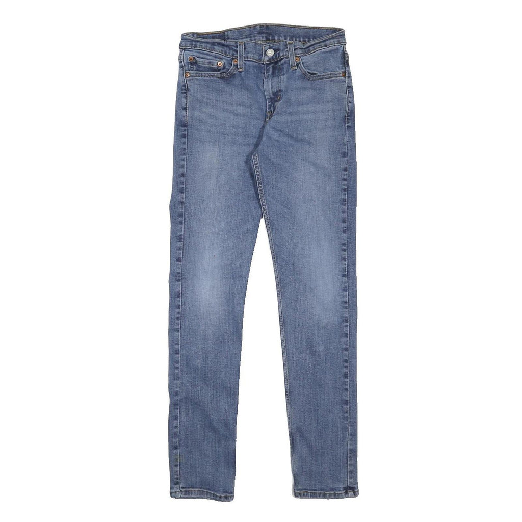 LEVI'S 511 Mens Slim Blue Denim Light W29 L32 Zip Slim Fit Jeans
