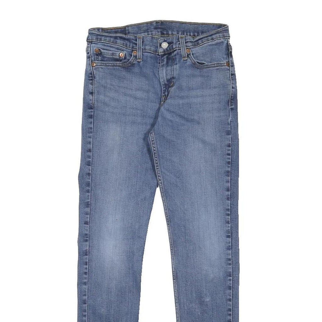 LEVI'S 511 Mens Slim Blue Denim Light W29 L32 Zip Slim Fit Jeans