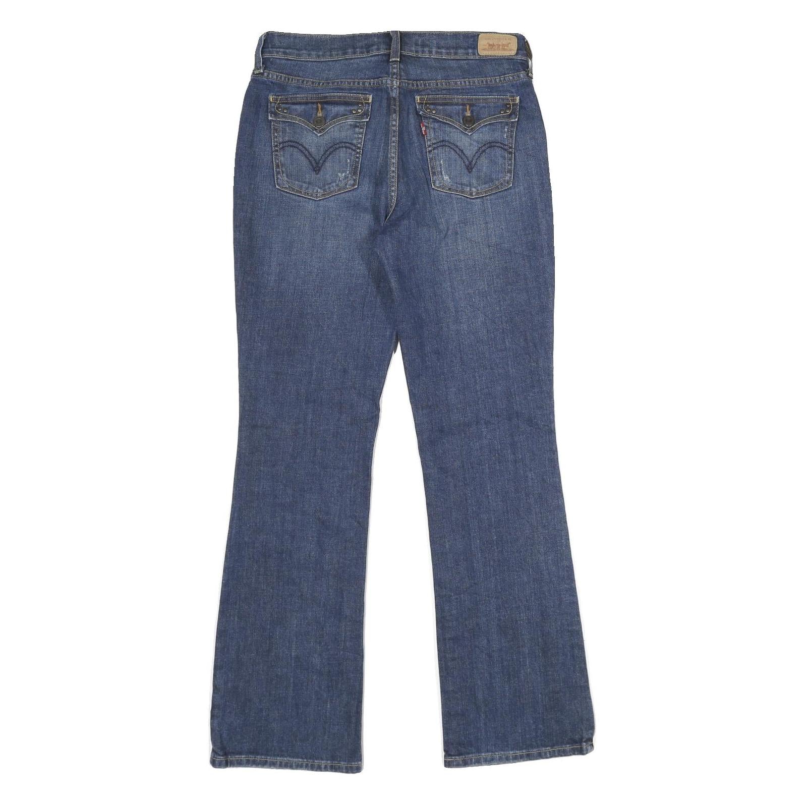 LEVI'S 515 Bootcut Womens Jeans Blue Regular Bootcut Denim Medium W30 L32