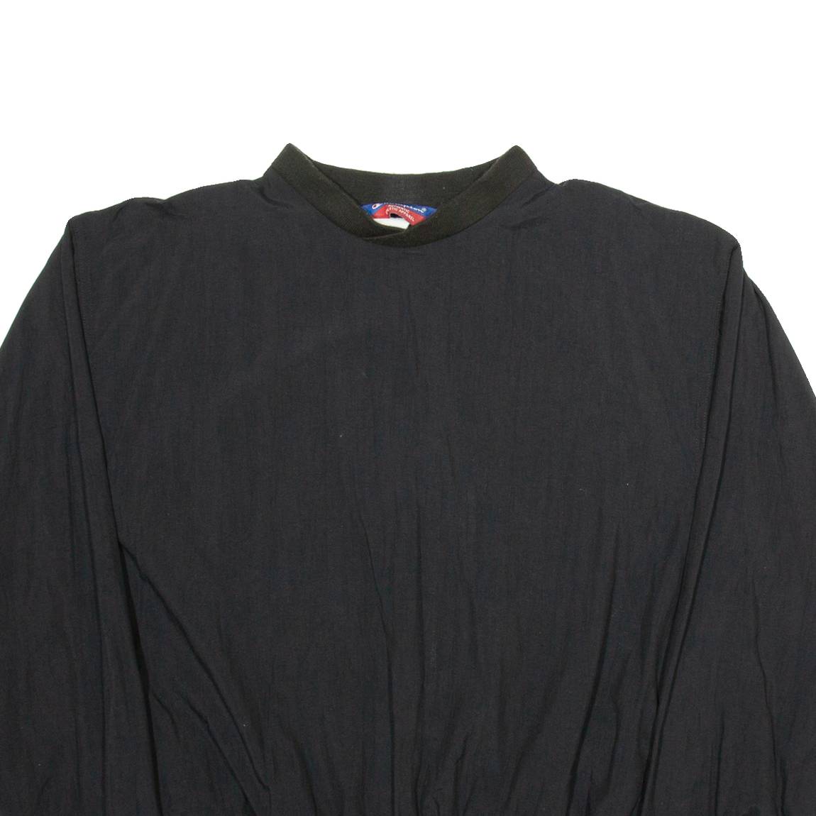 CHAMPION Mens Sweatshirt Black V-Neck L
