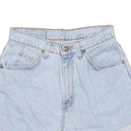 LEVI'S Womens Denim Light Blue Casual Shorts S W26 Cotton High Waist