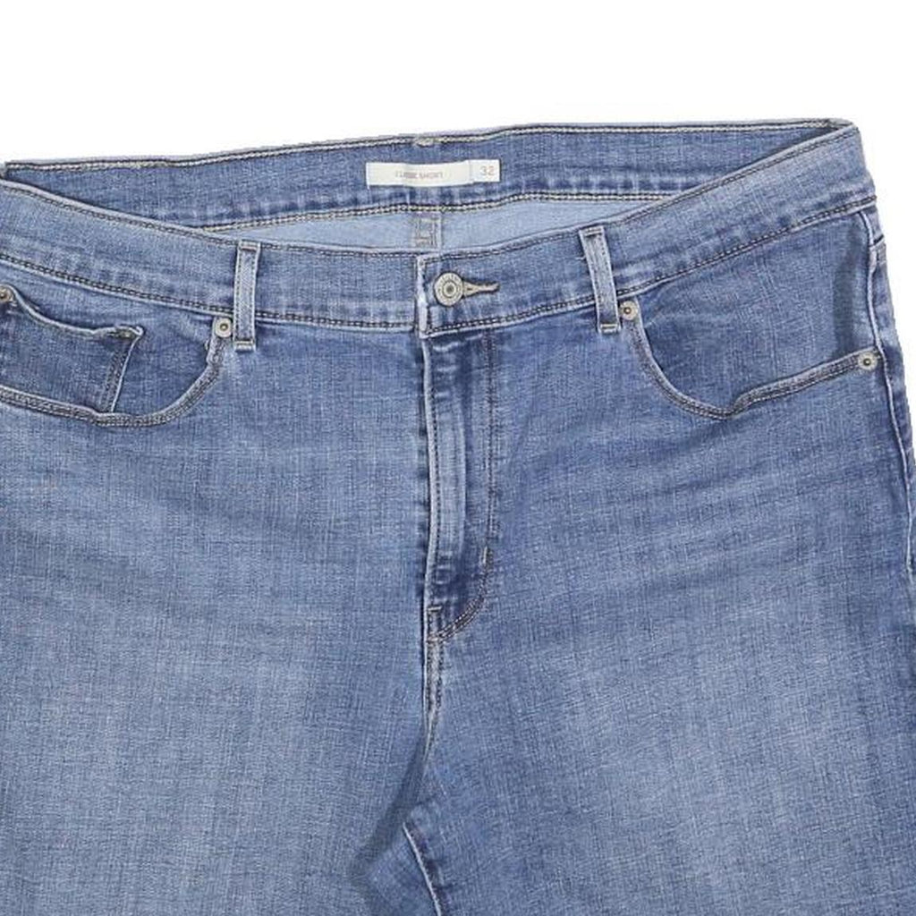 LEVI'S Mens Denim Blue Casual Shorts M W32 Classic Cotton Blend