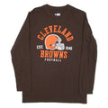 NFL Cleveland Browns Mens T-Shirt Brown Long Sleeve USA M