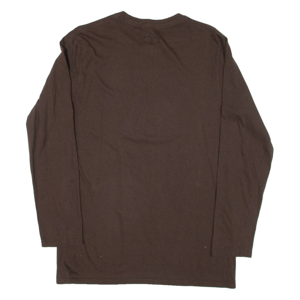 NFL Cleveland Browns Mens T-Shirt Brown Long Sleeve USA M