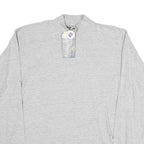 RUSSELL ATHLETIC Mens Grey Long Sleeve Crew Neck Cotton T-Shirt M Casual