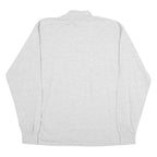 RUSSELL ATHLETIC Mens Grey Long Sleeve Crew Neck Cotton T-Shirt M Casual