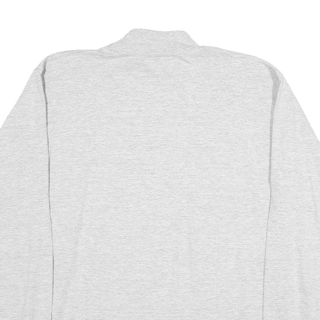 RUSSELL ATHLETIC Mens Grey Long Sleeve Crew Neck Cotton T-Shirt M Casual