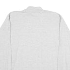 RUSSELL ATHLETIC Mens Grey Long Sleeve Crew Neck Cotton T-Shirt M Casual