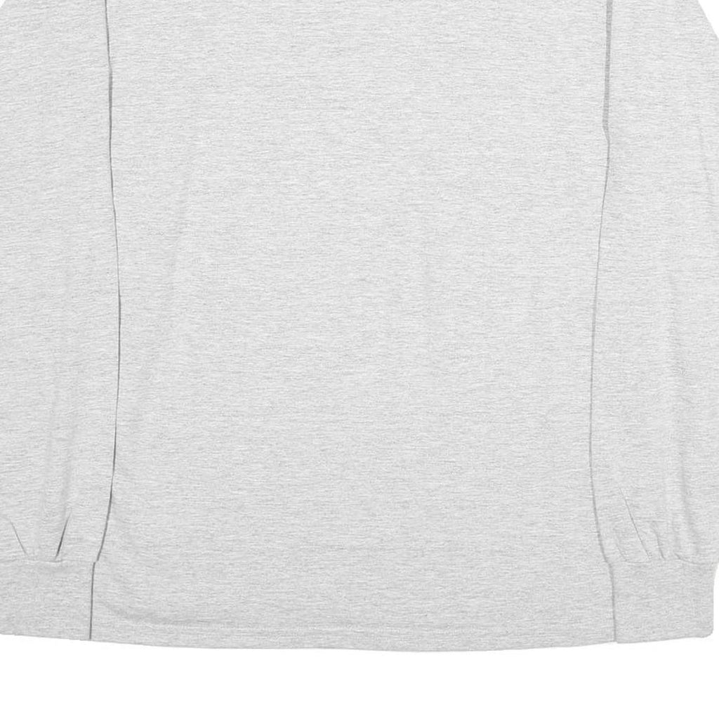 RUSSELL ATHLETIC Mens Grey Long Sleeve Crew Neck Cotton T-Shirt M Casual