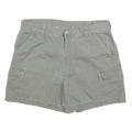 NAUTICA Womens Grey Cargo Shorts M W34 Cotton Blend Comfortable Casual