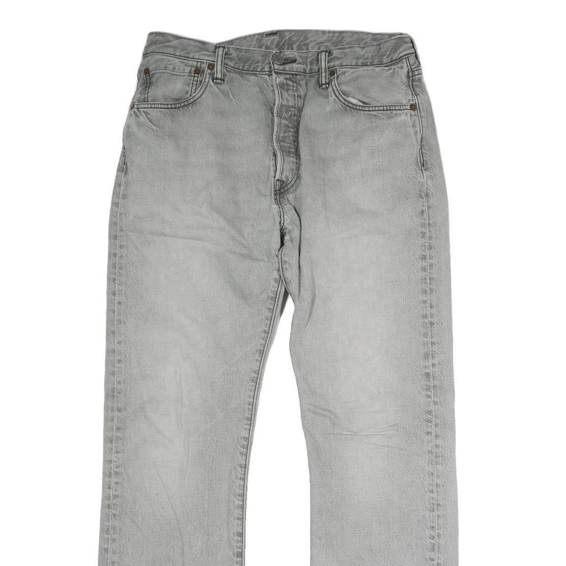 LEVI'S Mens Regular Fit Straight Leg Denim Light W32 L31 Cotton Blend Button