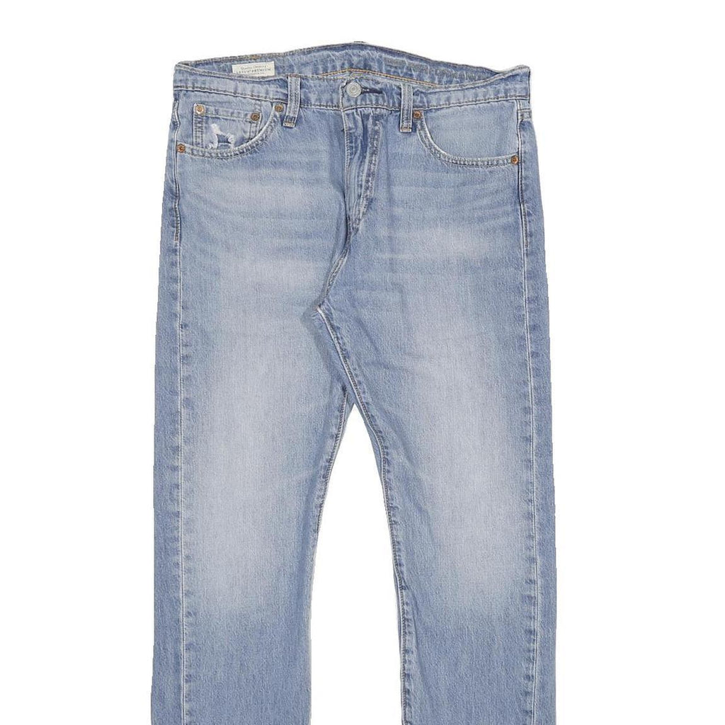 LEVI'S 510 BIG E Mens Jeans Blue Slim Skinny Denim Medium W30 L32 Slim Fit Zip