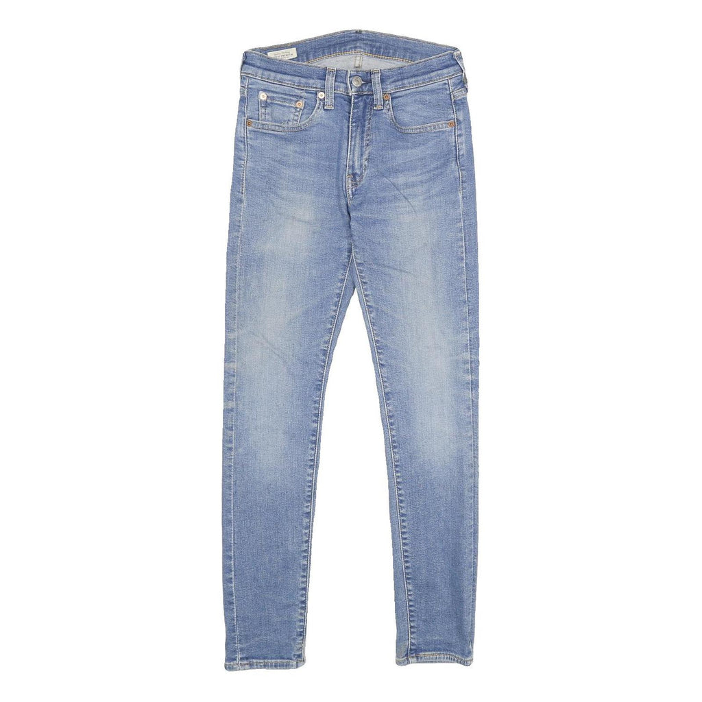LEVI'S 519 BIG E Mens Jeans Blue Slim Skinny Denim Medium W28 L30 Stylish Zip