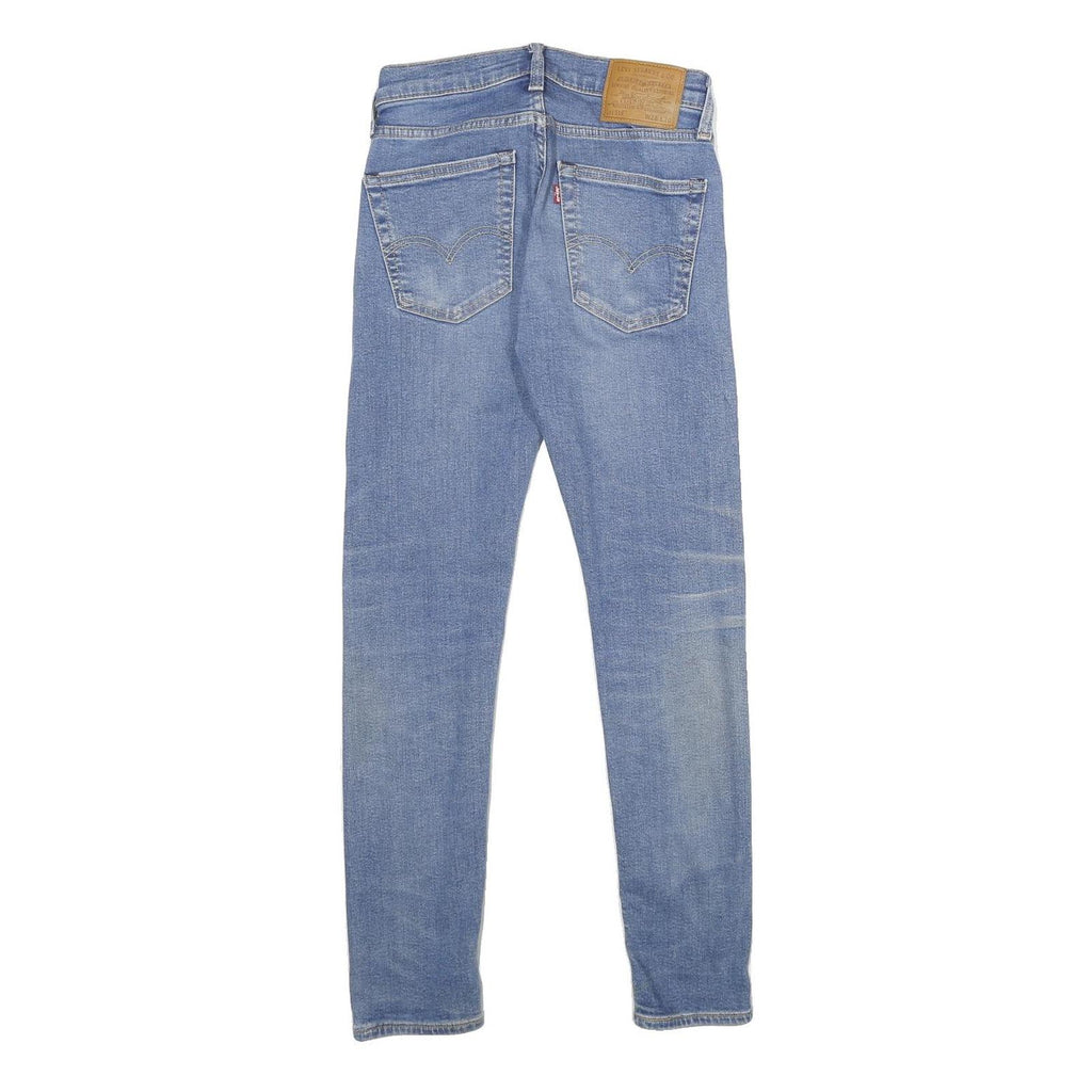 LEVI'S 519 BIG E Mens Jeans Blue Slim Skinny Denim Medium W28 L30 Stylish Zip