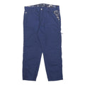 CARHARTT WIP Mens Polyester Blend Navy Regular Straight Trousers W32 L25
