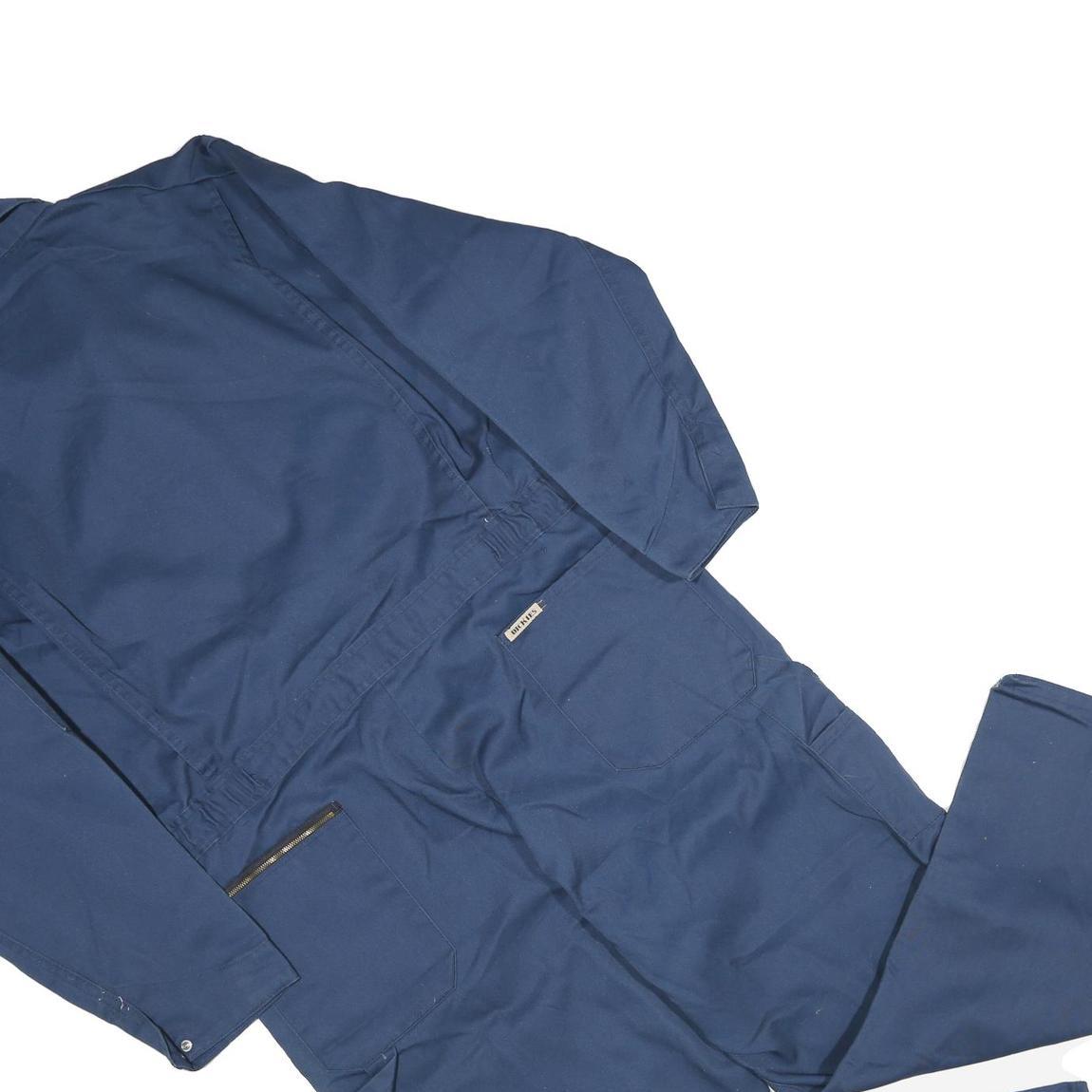 DICKIES Mens Blue Cotton Classic Dungarees M W42 L28 Workwear Utility