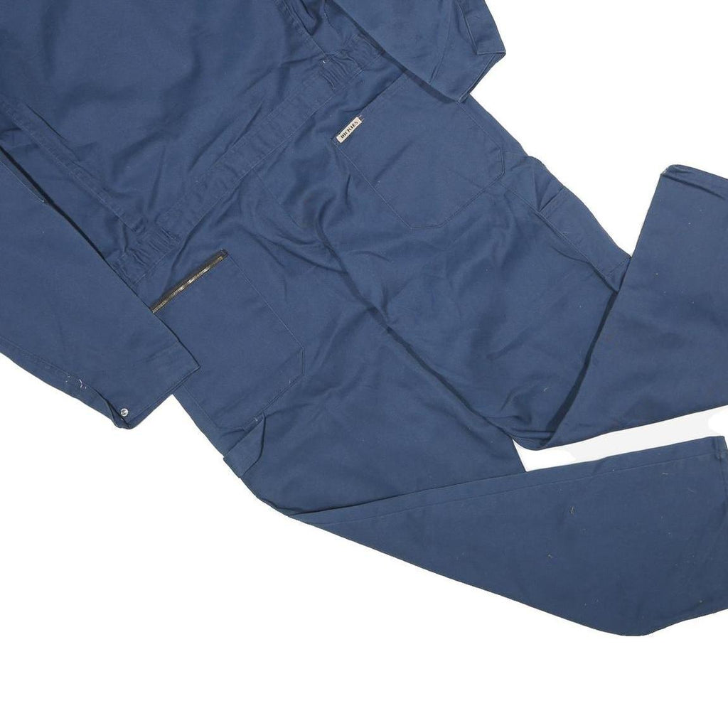 DICKIES Mens Blue Cotton Classic Dungarees M W42 L28 Workwear Utility