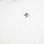 ADIDAS Womens Grey Crew Neck UK 18 Cotton Blend Sweatshirt Casual Pullover