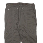 TRIBAL Womens Shorts Brown Cargo L W32 Cotton Blend Casual Utility