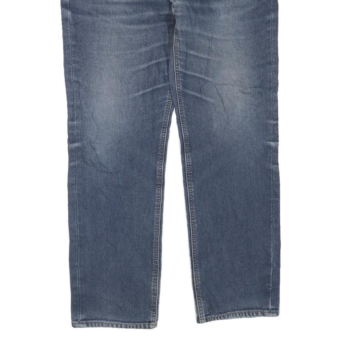 DICKIES Womens Regular Fit Blue Denim Jeans W36 L30 Cotton Blend Zip Pocket