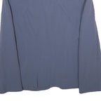 ISABEL ARDEE Womens Blue Button Jacket M Synthetic Classic Tailored