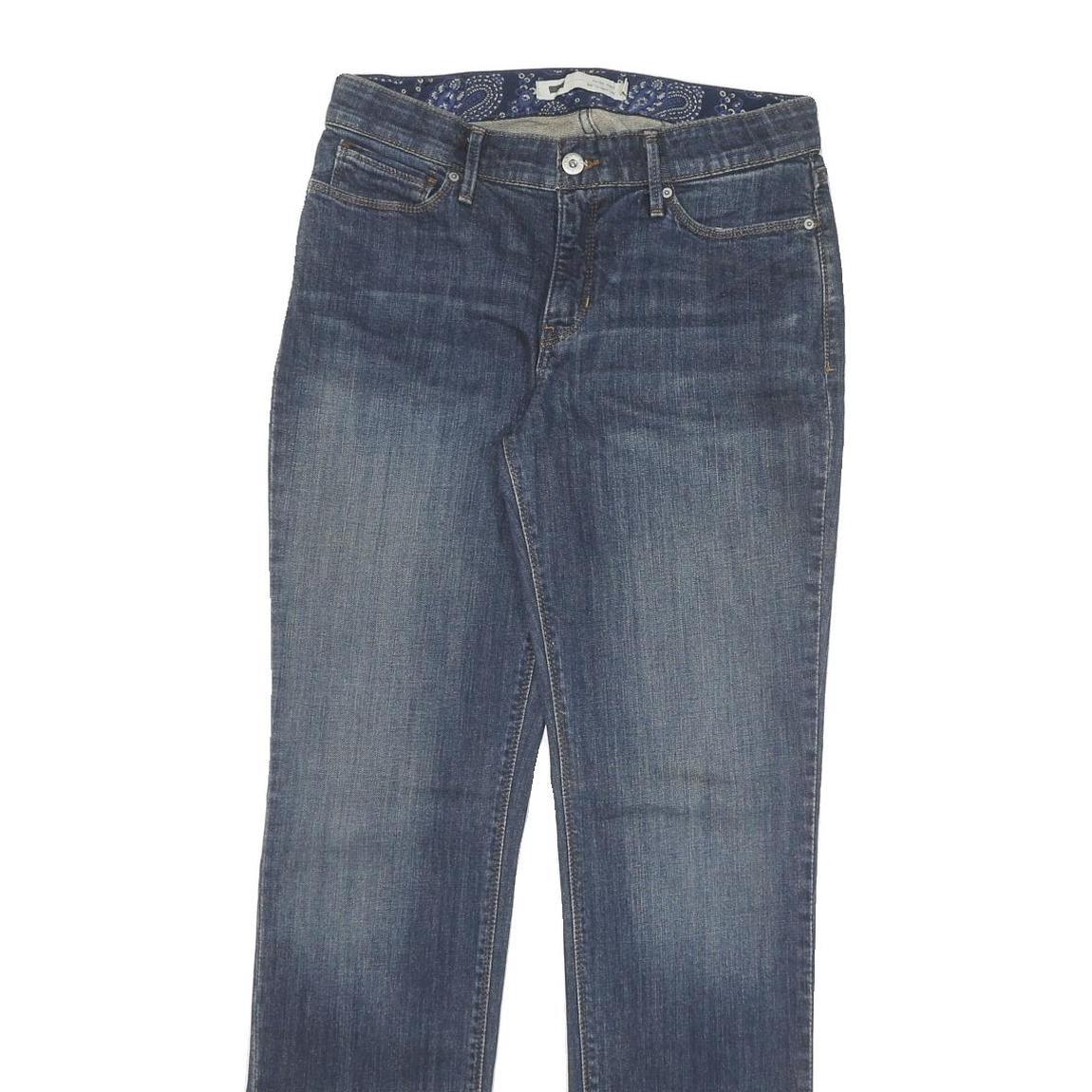 LEVI'S 525 Womens Jeans Blue Regular Straight Denim Medium W28 L31 Comfortable