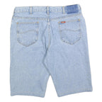 LEE Mens Denim Shorts Light Blue M W34 Casual Regular Fit Blue Cotton Blend
