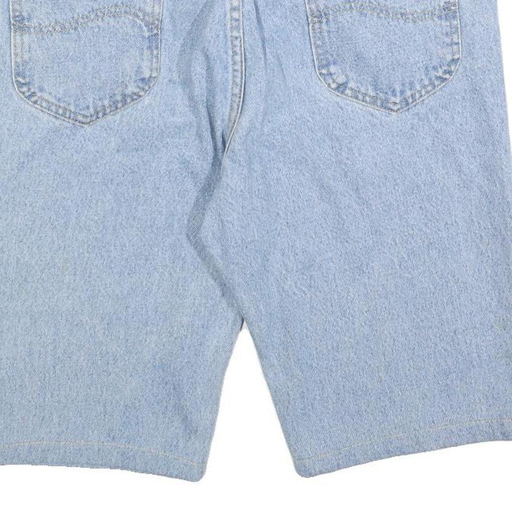LEE Mens Denim Shorts Light Blue M W34 Casual Regular Fit Blue Cotton Blend