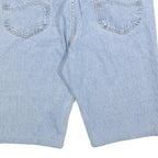LEE Mens Denim Shorts Light Blue M W34 Casual Regular Fit Blue Cotton Blend