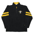 NFL Mens Black & Yellow Steelers Football Jacket L Polyester Zip Sportswear